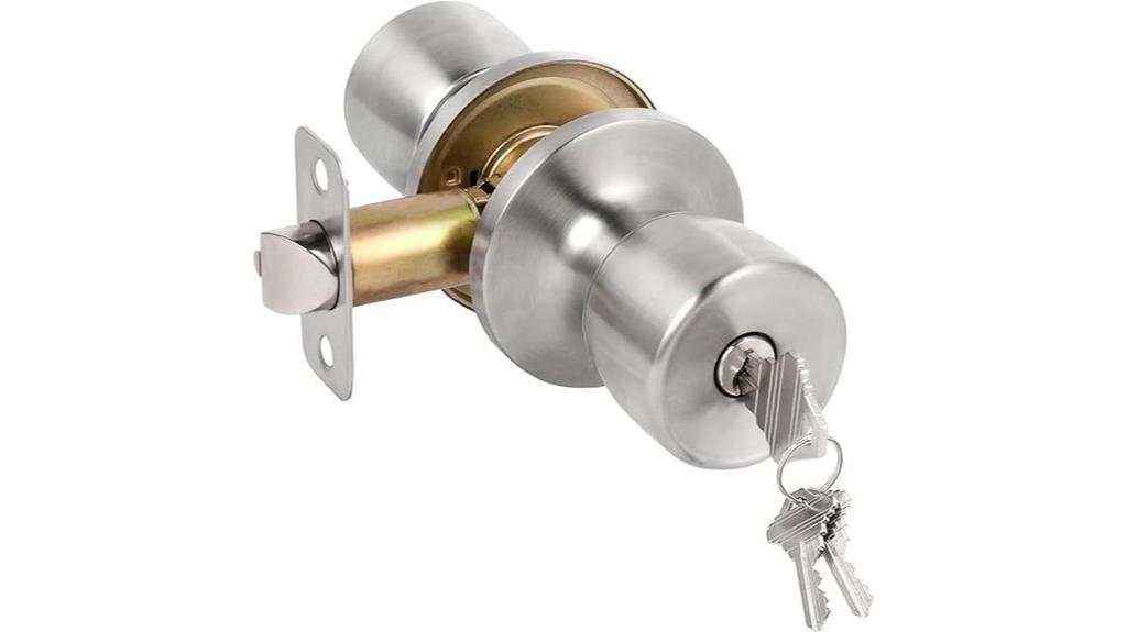 door knob with lock