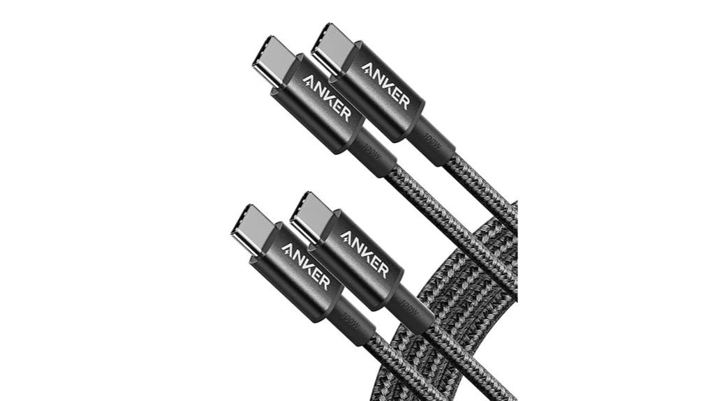 dual 6ft charging cables