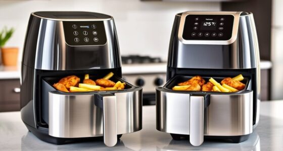 dual basket air fryers
