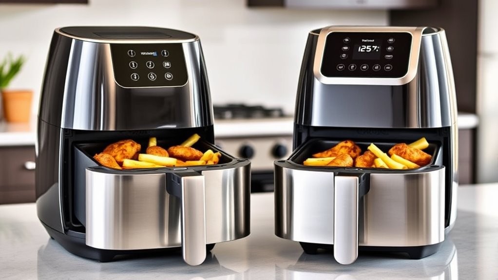 dual basket air fryers
