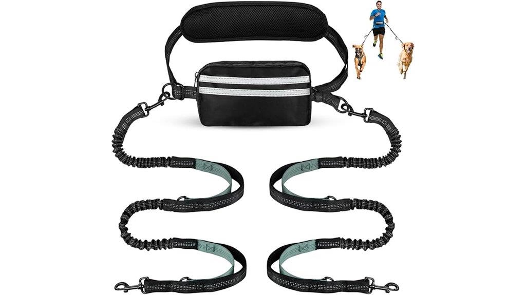 dual dog hands free leash