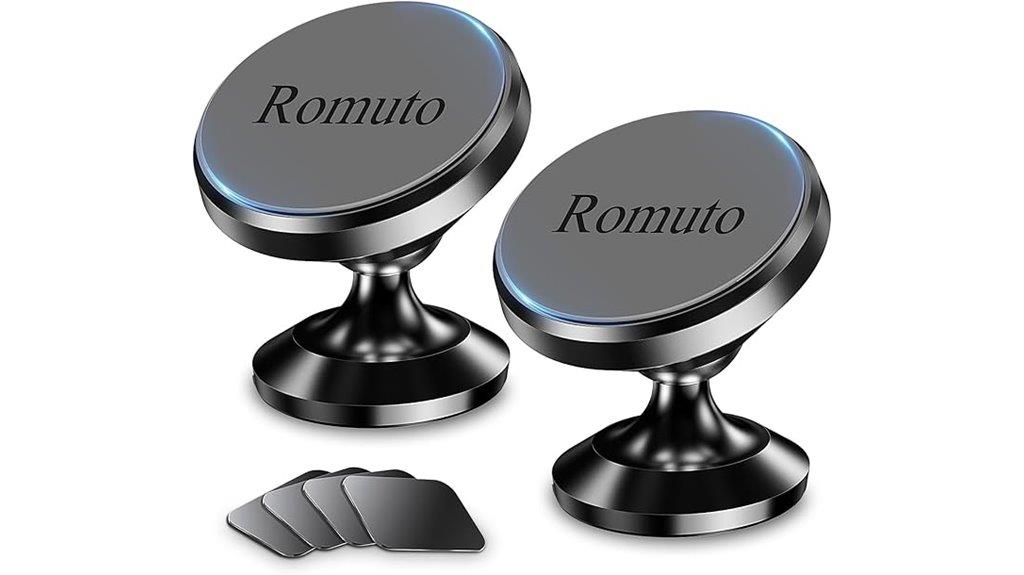 dual metal plate car mount