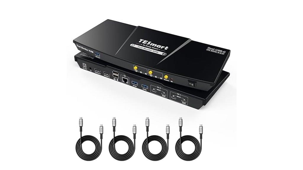 dual monitor usb c switch