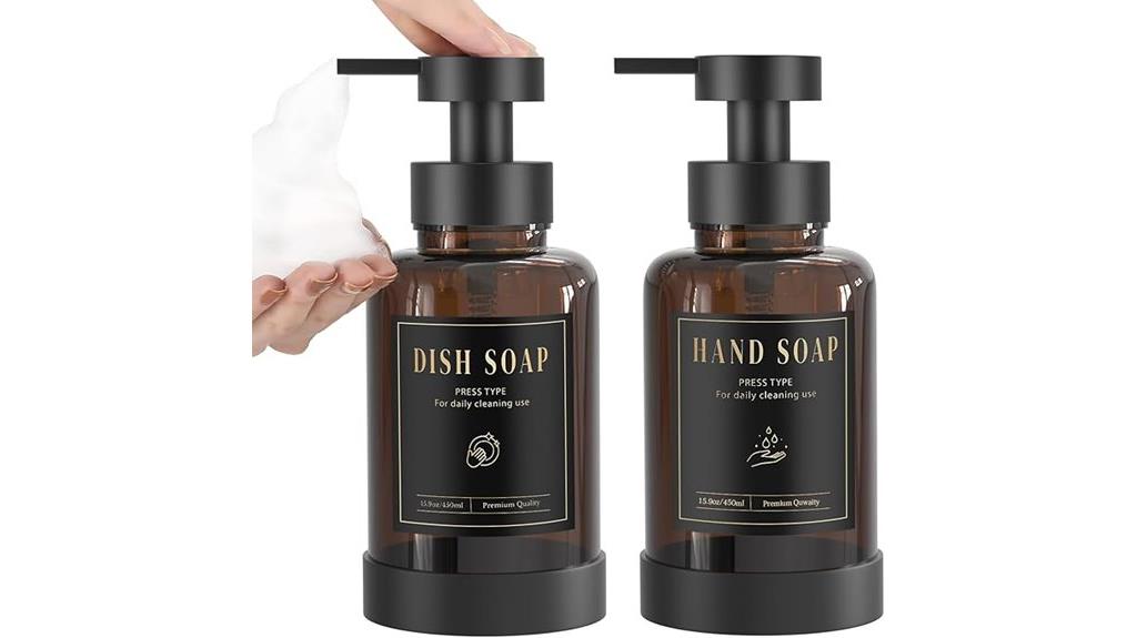 dual pack foaming soap dispensers