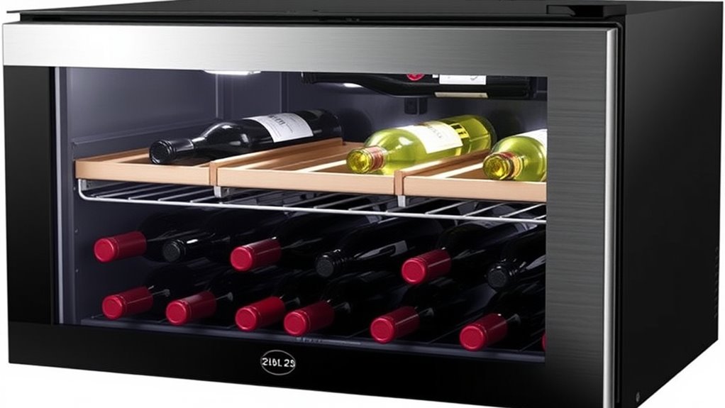 dual zone countertop wine coolers