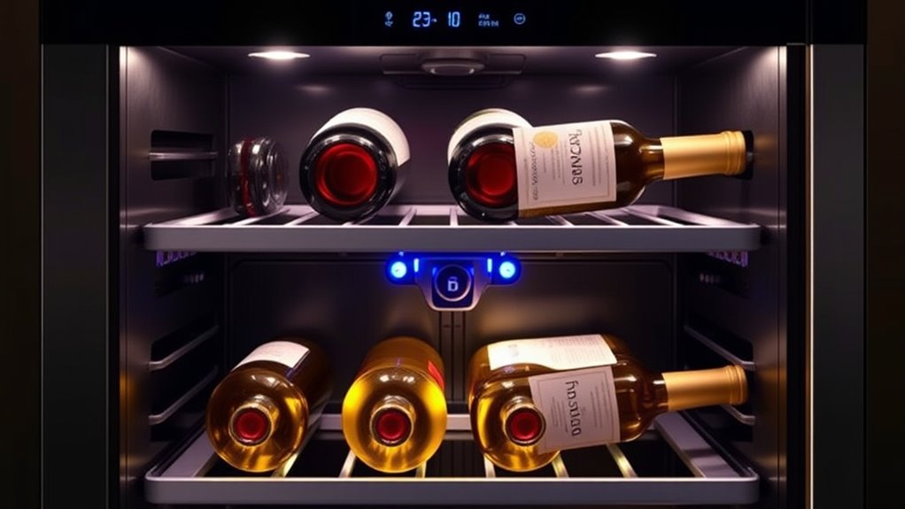 dual zone wine fridge options