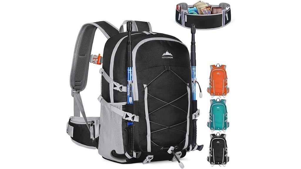 durable 40l packable daypack