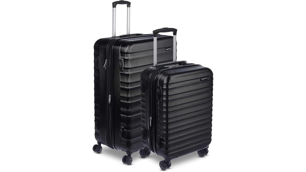durable two piece suitcase set