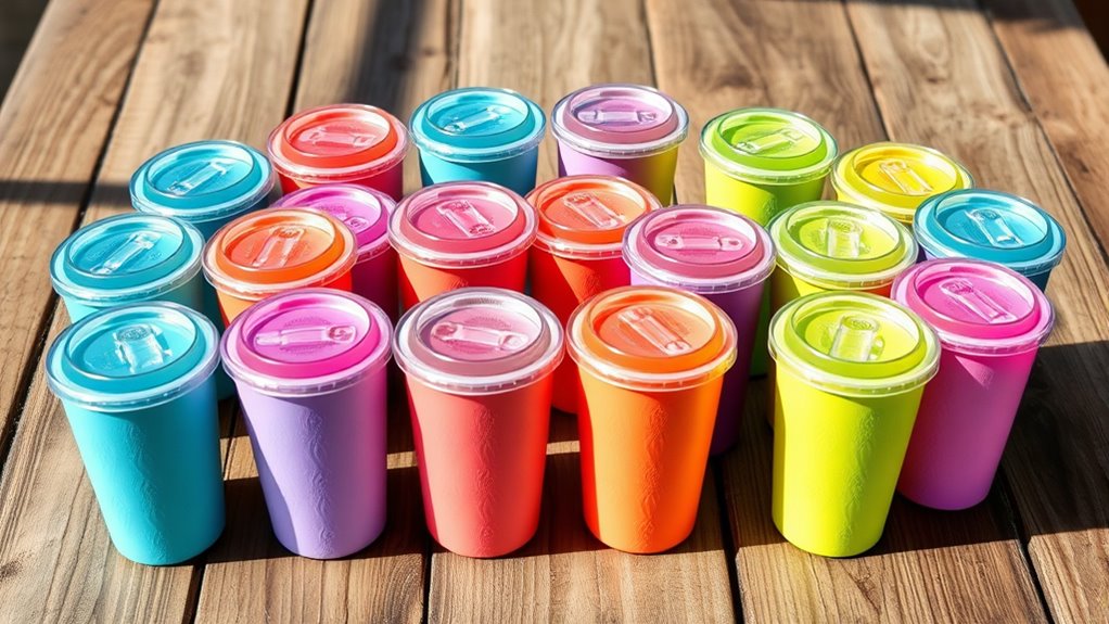 eco friendly gelato cup set