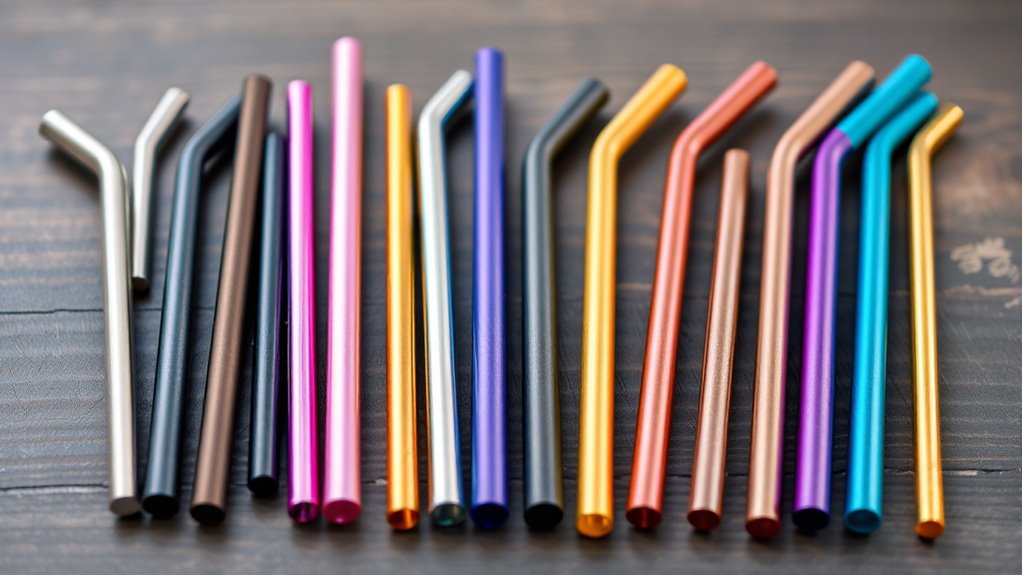 eco friendly reusable metal straws