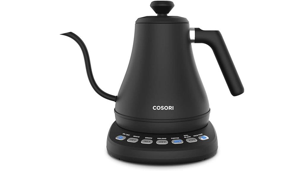 electric gooseneck kettle with presets