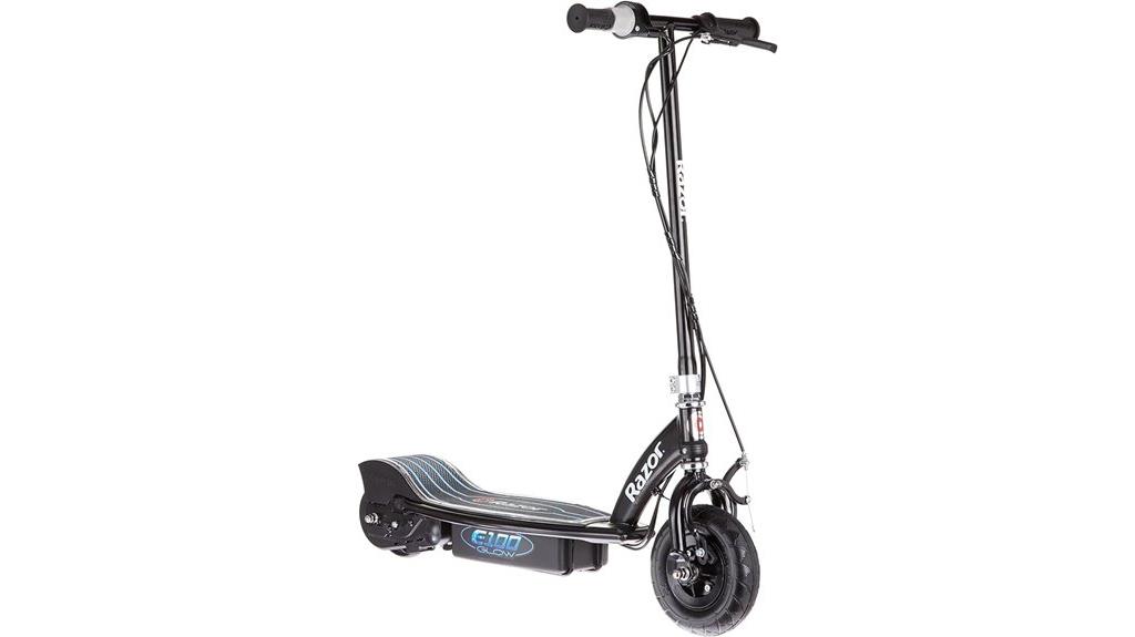 electric scooter with glow