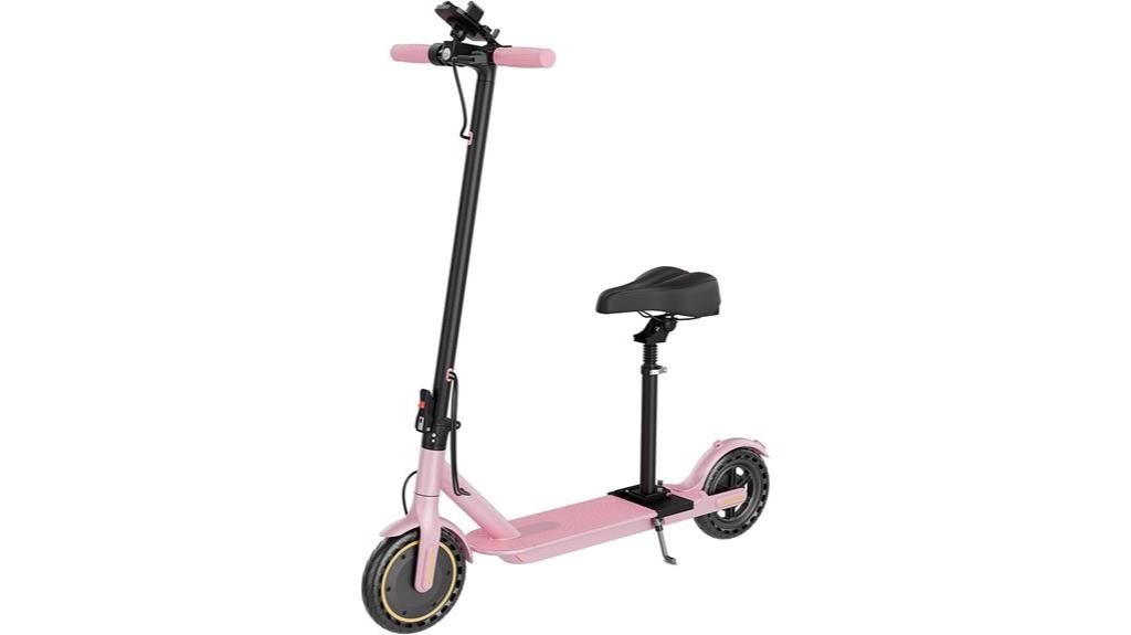 electric scooter with seat