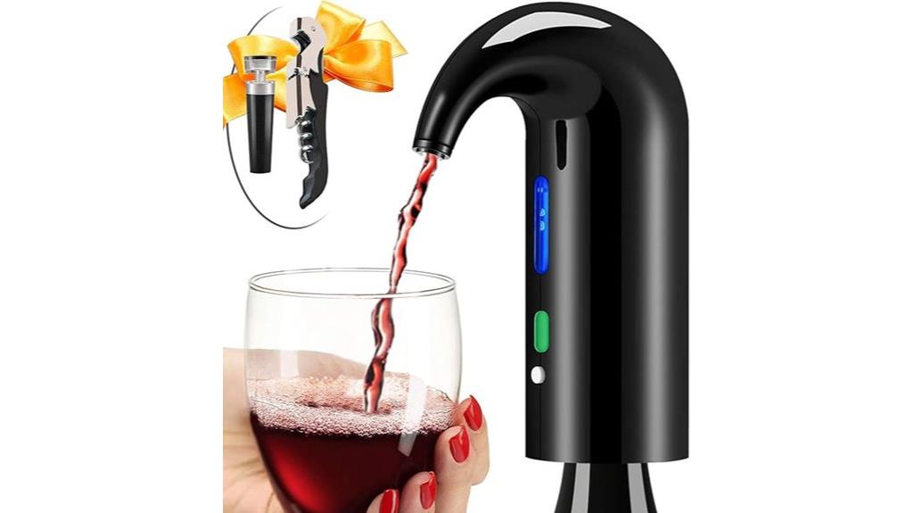 electric wine pouring device