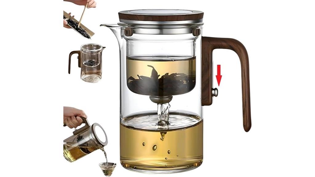 elegant 20oz glass tea pot