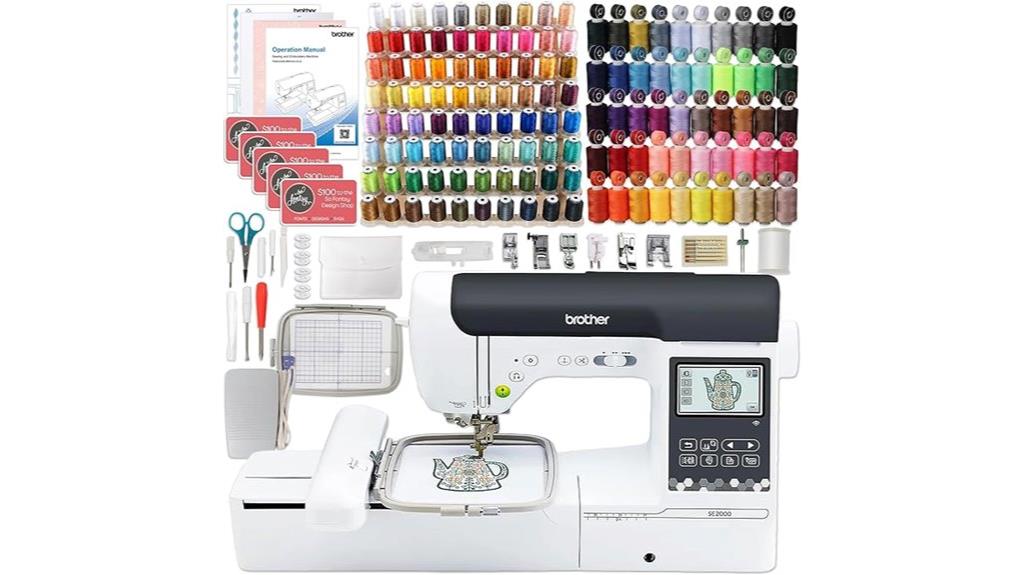 embroidery and sewing machine