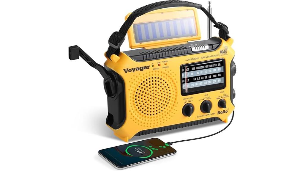 emergency solar radio charger