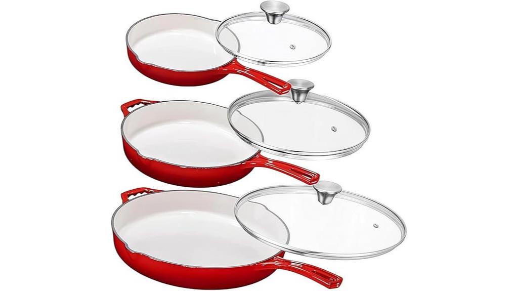 enameled cast iron set