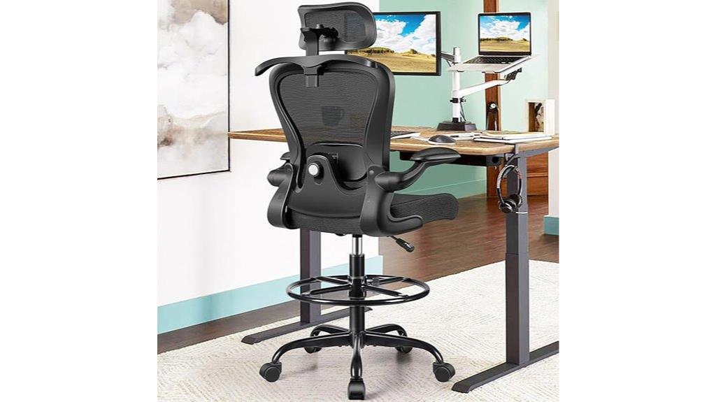 ergonomic drafting chair