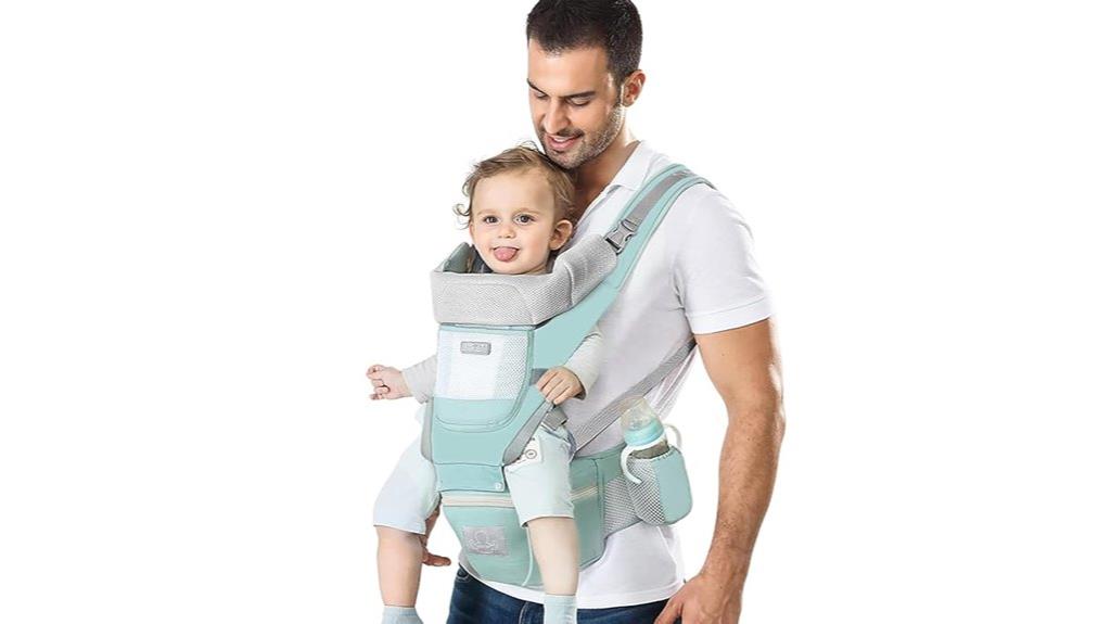 ergonomic hip seat carrier