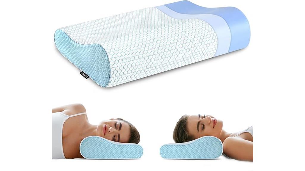 ergonomic memory foam pillow