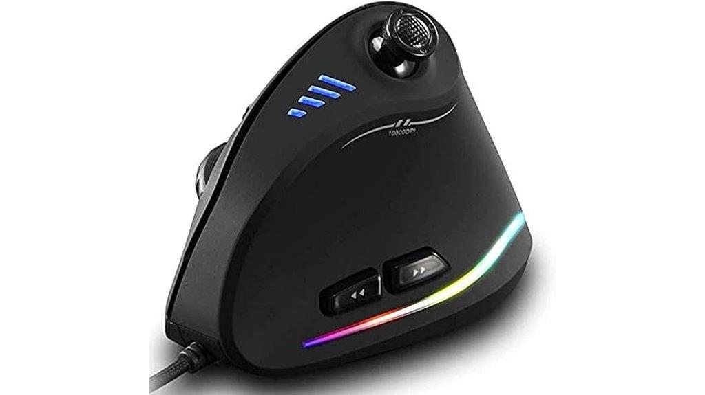 ergonomic rgb gaming mouse