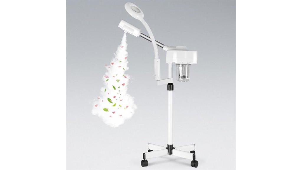 facial steamer with lamp