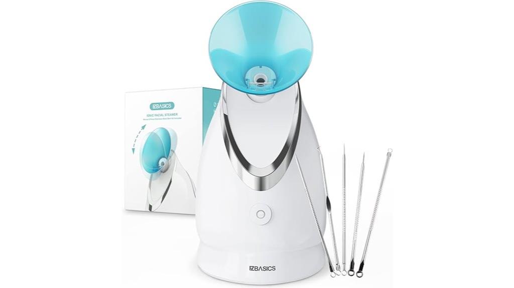 facial steamer with tools