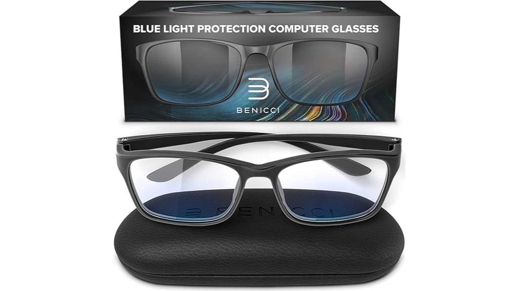 fashionable unisex blue blockers