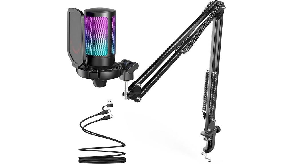 fifine gaming microphone setup