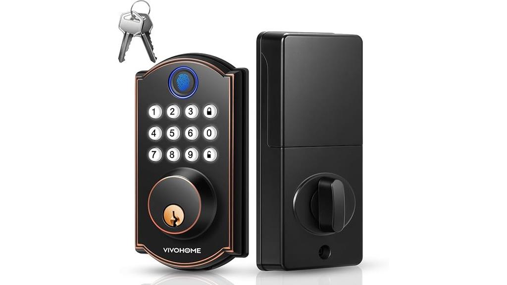 fingerprint keyless door lock