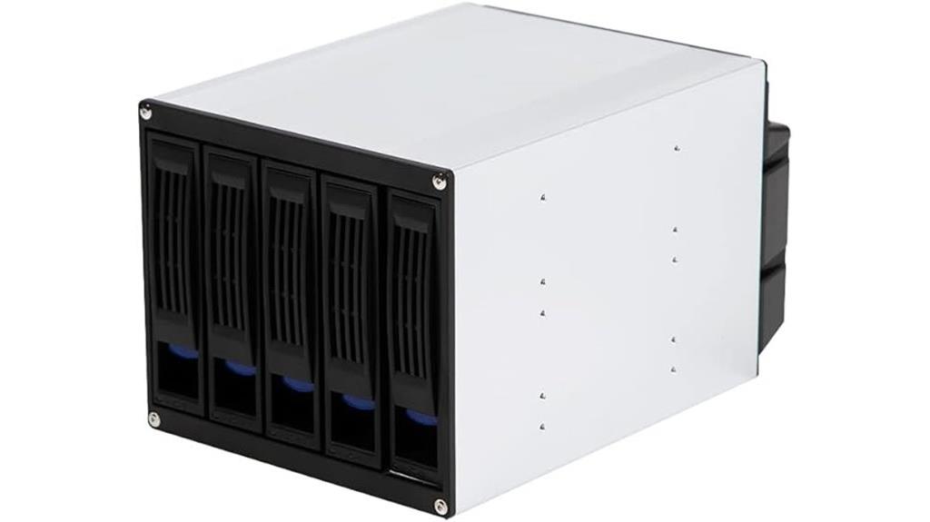 five bay drive enclosure