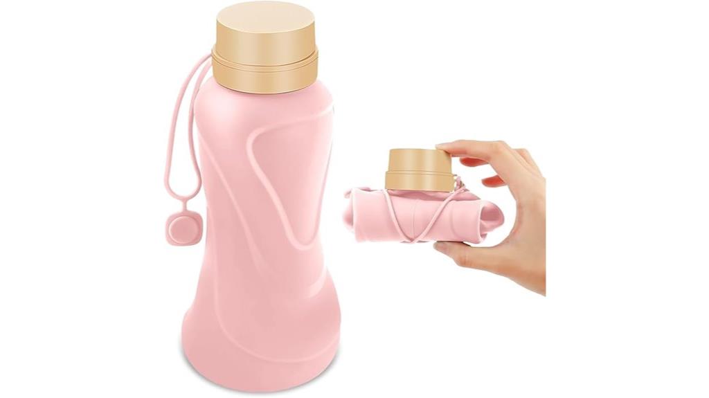 flexible 650ml silicone bottle
