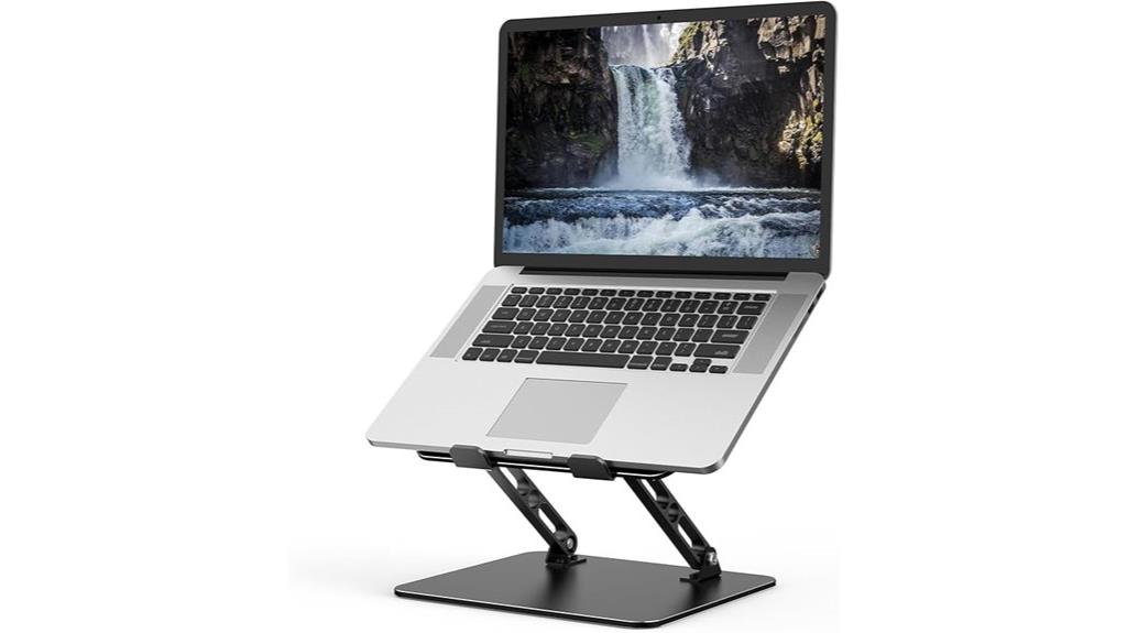 flexible height laptop holder