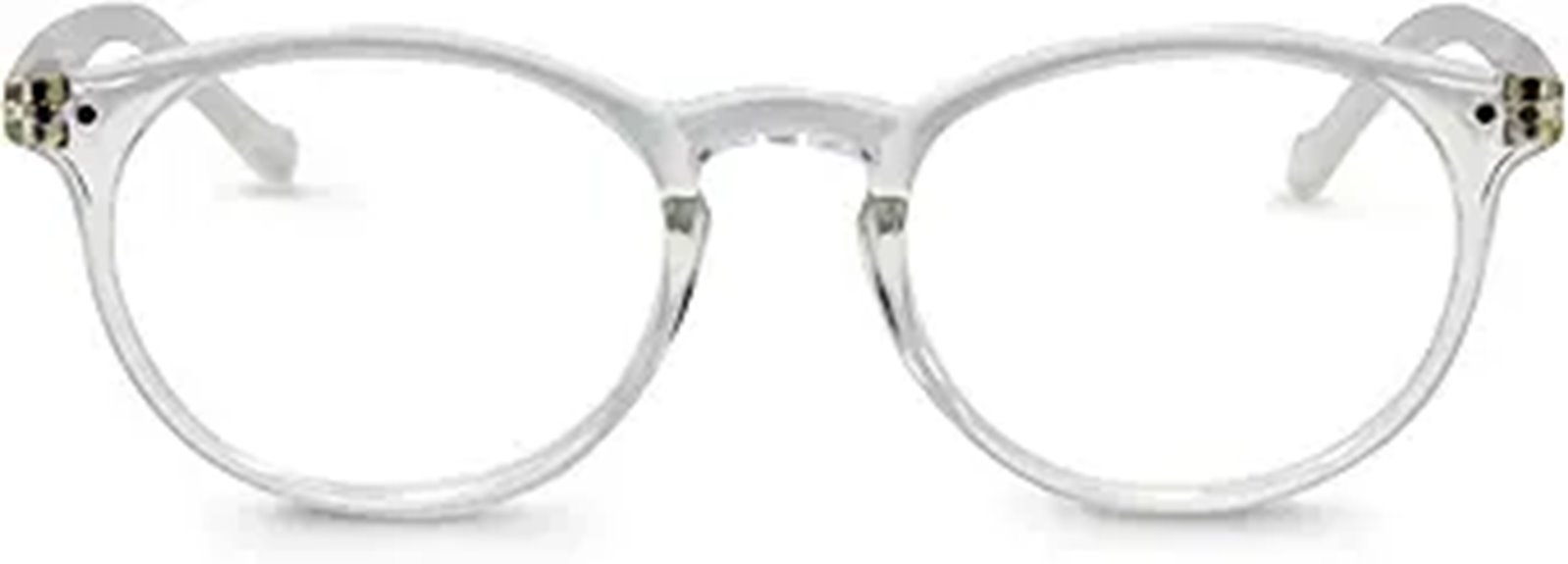 flexible round frame glasses