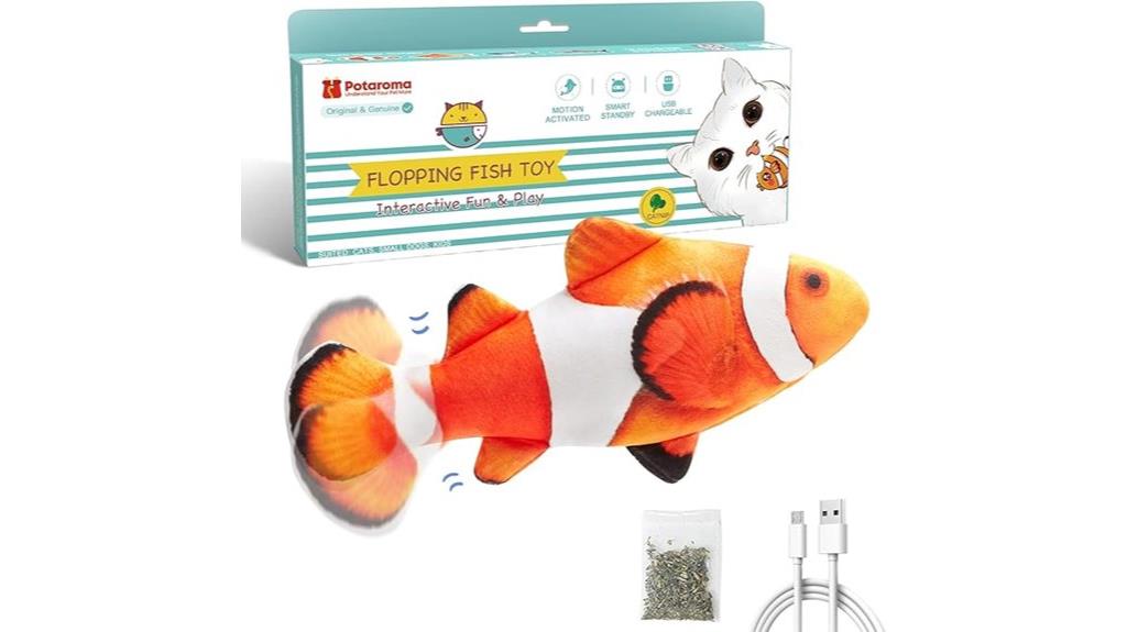flopping fish cat toy