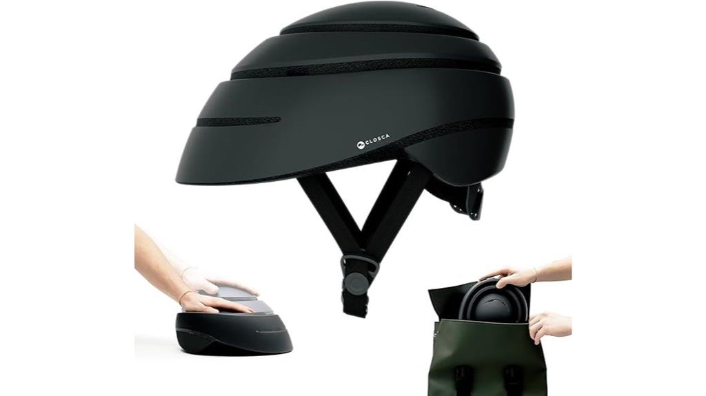 foldable commuter bike helmet