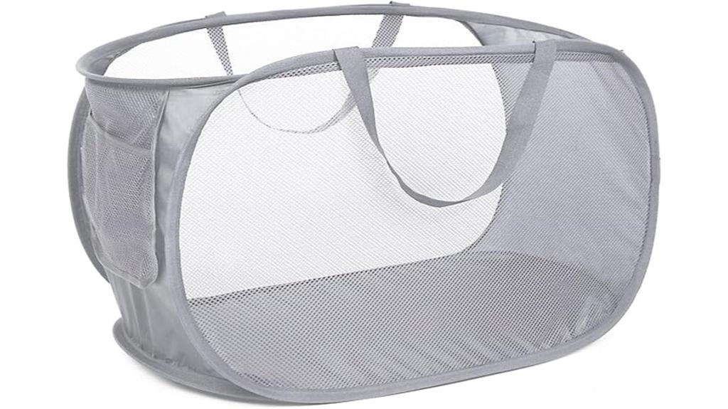 foldable laundry basket handles