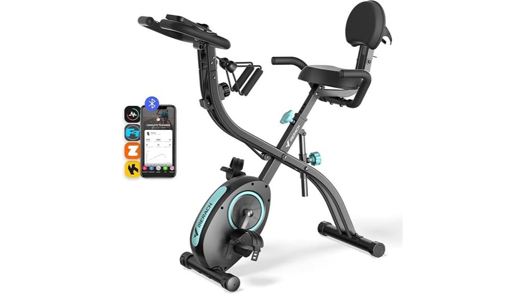 foldable magnetic exercise bike