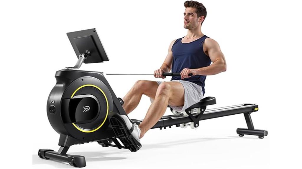 foldable magnetic rowing machine