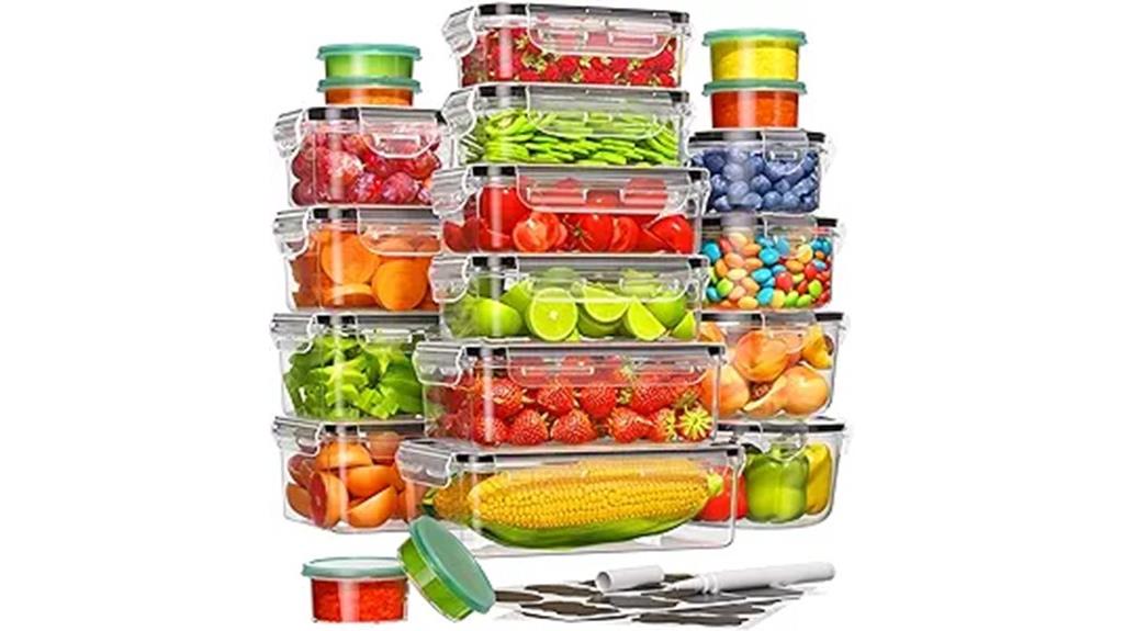 forty piece storage set