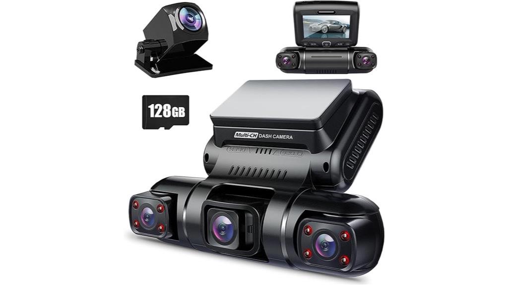 four channel gps wifi dashcam