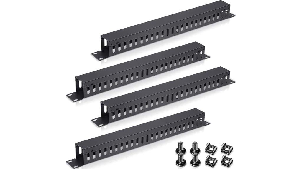 four pack 1u rack ducts