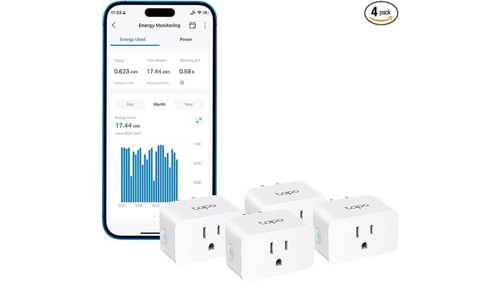 four pack tapo smart plug