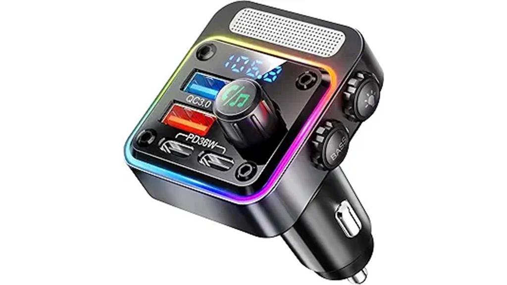four port fast bluetooth charger
