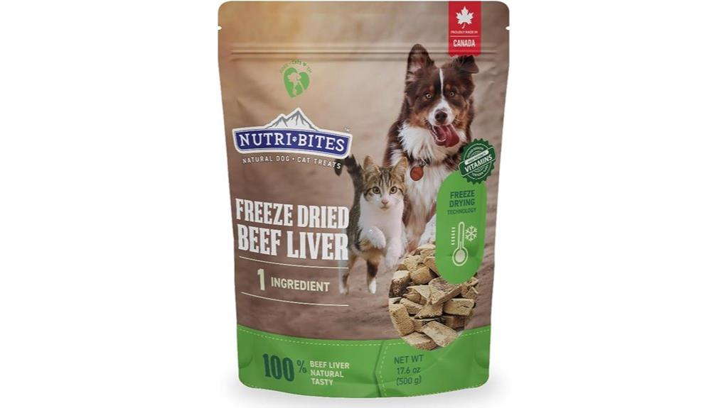 freeze dried beef liver treats