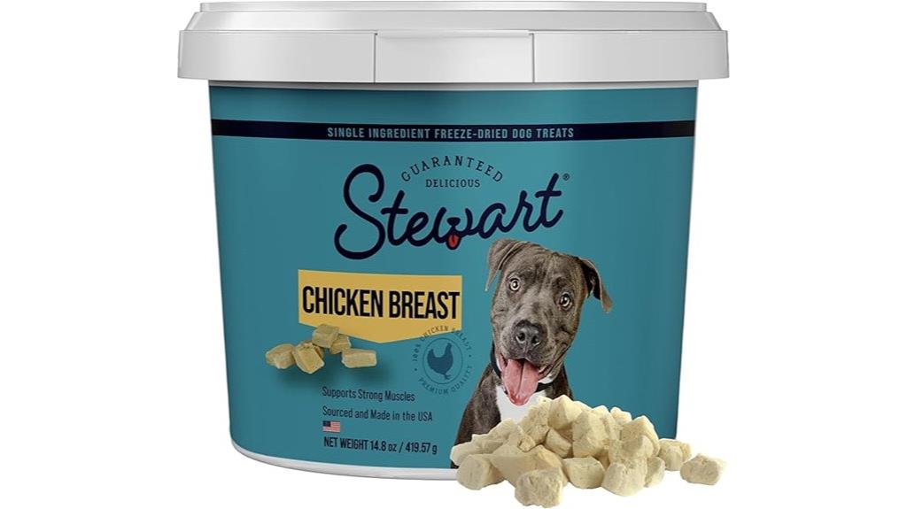 freeze dried chicken dog treats