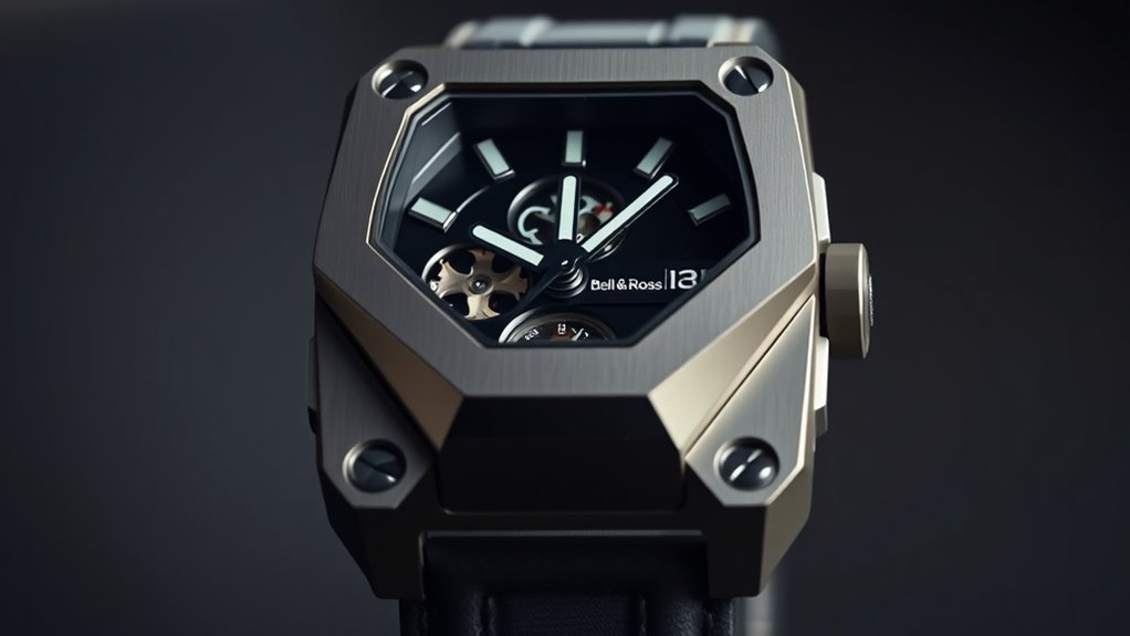 futuristic layered titanium design