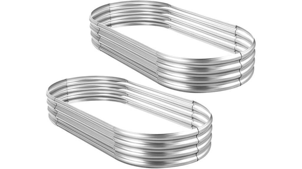 galvanized raised garden bed