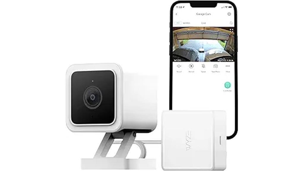 garage door opener with video